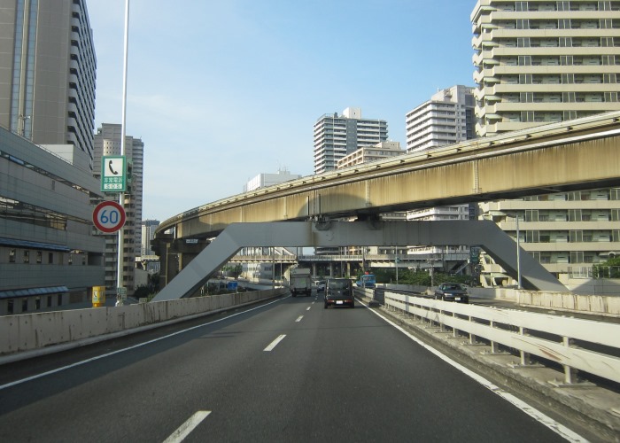 首都高速１号羽田線浜崎橋JCT→羽田出入口