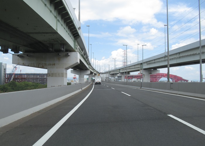 阪神高速５号湾岸線南港jct 六甲アイランド北出入口