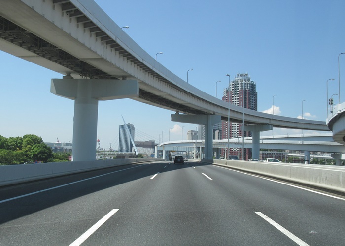 首都高速湾岸線有明jct 川崎浮島jct